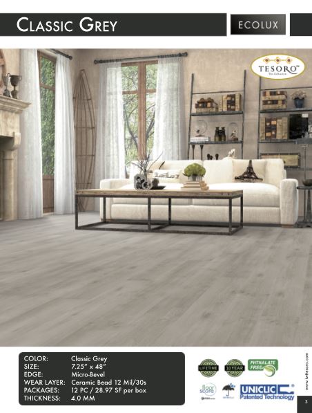 Gray plank flooring Naples, Fl